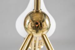  Asea Swedish Chandelier in Brass and Opaline Glass ASEA - 848996