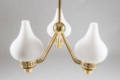  Asea Swedish Chandelier in Brass and Opaline Glass ASEA - 848999