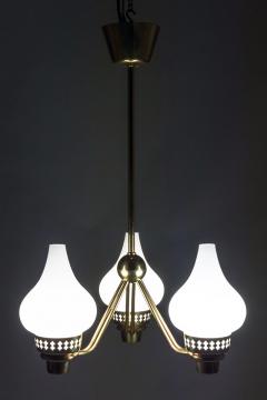  Asea Swedish Chandelier in Brass and Opaline Glass ASEA - 849000