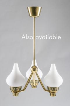  Asea Swedish Chandelier in Brass and Opaline Glass ASEA - 849002