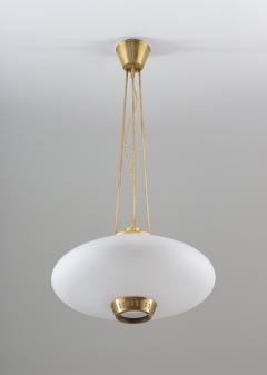  Asea Swedish Midcentury Chandelier in Brass and Glass by Hans Bergstr m for ASEA - 1353752