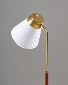  Asea Swedish Midcentury Floor Lamp in Brass and Teak by ASEA 1950s - 1854814