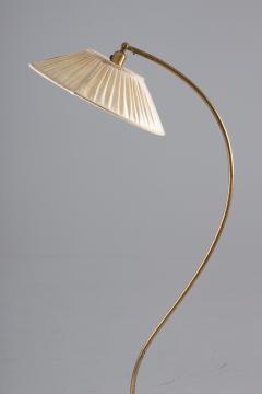  Asea Swedish Modern Midcentury Floor Lamp in Brass by ASEA 1940s - 1854899