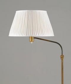  Asea Swedish Modern Midcentury Floor Lamp in Brass by ASEA 1940s - 2411545
