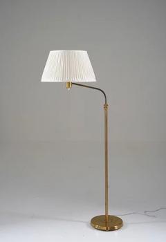  Asea Swedish Modern Midcentury Floor Lamp in Brass by ASEA 1940s - 2411546