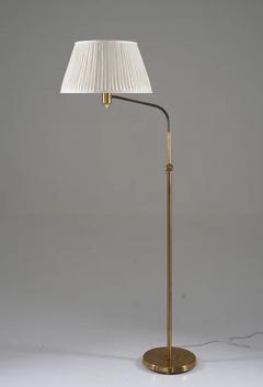  Asea Swedish Modern Midcentury Floor Lamp in Brass by ASEA 1940s - 2411547