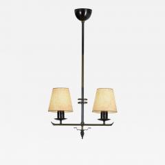  Asea Two Armed Art Deco Hanging Lamp by ASEA Sweden 1930s - 4333213