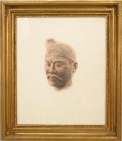  Asian Head Of Man Side Portrait - 3199159