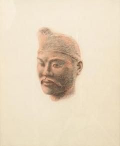  Asian Head Of Man Side Portrait - 3206146