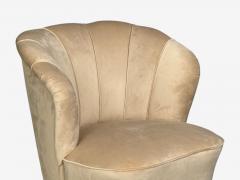  Asko Asko Finnish Modern Lounge Chairs Beige Velvet Beech Finland 1950s - 4602580