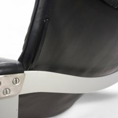  Asko Asko Pulkka leather lounge chair by Ilmari Lappalainen 1960 - 4737809