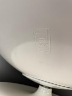 Asko Original Asko Ball Chair Eero Aarnio White and Orange Finland 1960s - 4640519