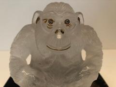  Asprey Asprey Carved Rock Crystal Gorilla Diamond Eyes and 18 Karat Gold Accents - 1405462