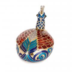  Asprey Faberg style bejewelled and enamelled gold egg by Asprey - 1290608