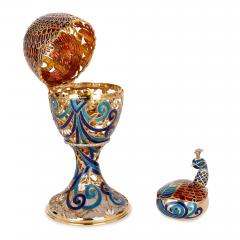  Asprey Faberg style bejewelled and enamelled gold egg by Asprey - 1290610