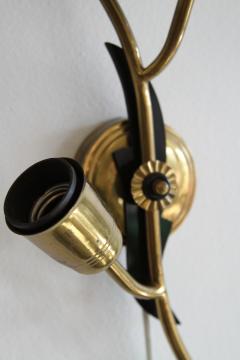 Astra ASTRA Brass Black Isolit Wall Lamp Norway 1950s - 4822704