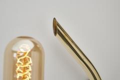  Astra Branch Shaped Brass Wall Lamps for Astra Norway Mid 20th Century - 4729643