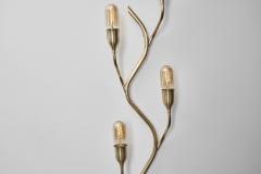  Astra Pair of Branch Shaped Brass Wall Lights for Astra Norway Mid 20th Century - 4603969