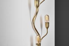  Astra Pair of Branch Shaped Brass Wall Lights for Astra Norway Mid 20th Century - 4603971