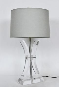  Astrolite Herb Ritts for Astrolite Clear Acrylic Table Lamp 1970s - 2984825