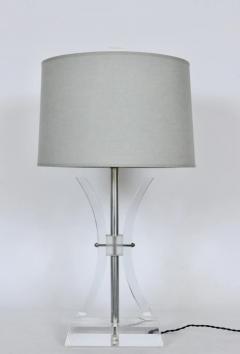  Astrolite Herb Ritts for Astrolite Clear Acrylic Table Lamp 1970s - 2984847