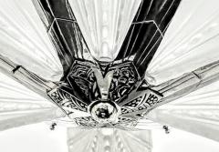  Atelier E J G French Art Deco Chandelier Pendant by Atelier E J G - 3941612