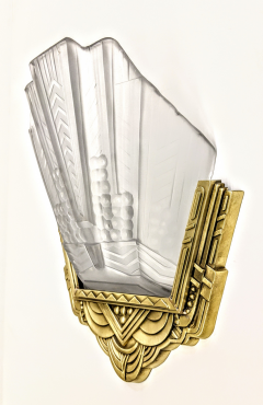  Atelier E J G French Art Deco Wall Sconces by EJG Medallion - 3942374