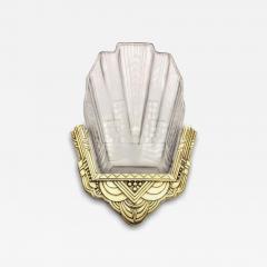  Atelier E J G French Art Deco Wall Sconces by EJG Medallion - 4196322