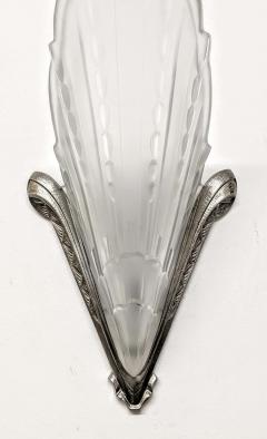  Atelier E J G Pair of French Art Deco Wall Sconces by E J G  - 3942040