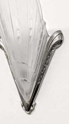  Atelier E J G Pair of French Art Deco Wall Sconces by E J G  - 3942044