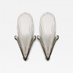  Atelier E J G Pair of French Art Deco Wall Sconces by E J G  - 4279017