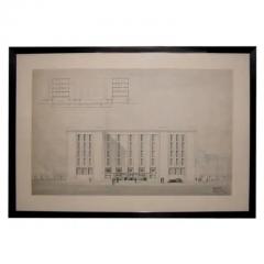  Atelier Garnier Grand Scaled French Architectural Drawing - 3437883