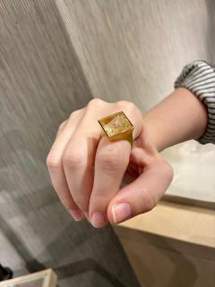  Atelier Tom Munsteiner 11 20 carat Golden Rutilated Quartz Satin Yellow Gold Ring Atelier Munsteiner - 4710386