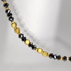  Atelier Zobel Black Diamond Tourmaline Quartz Gold Oxidized Silver Necklace Atelier Zobel 25 - 4711226