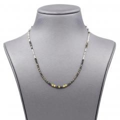  Atelier Zobel Black Diamond Tourmaline Quartz Gold Oxidized Silver Necklace Atelier Zobel 25 - 4711231