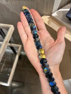  Atelier Zobel Spectrolite Labradorite Gold Oxidized Silver Disc Necklace Atelier Zobel 2026 - 4711339