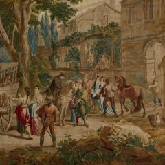  Atelier d Urban et Daniel III Leyniers Massive antique Flemish tapestry of Don Quixote by Leyniers - 4247636