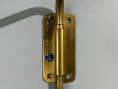  Atelje Lyktan Atelj Lyktan Articulating Wall Light Brass Cane Teak Sweden 1970s - 4555198