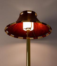 Atelje Lyktan - Floor Lamps in Brass and Leather Model Atelje Lyktan - Floor Lamps in Brass and Leather Model