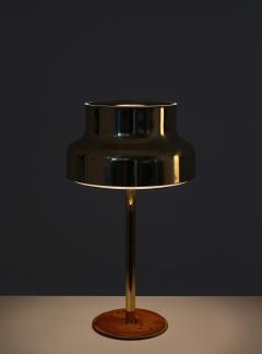  Atelje Lyktan Pair of Bumling Table Lamps in Brass and Leather by Atelj Lyktan - 1143947