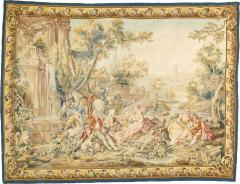  Aubusson Antique Aubusson Beauvais Pictorial French Tapestry 49 x 63 - 4242258
