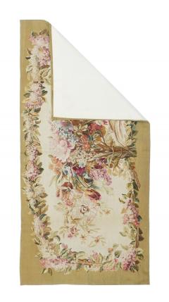  Aubusson Antique Aubusson Beauvais Tapestry 22 x 46 - 4241267