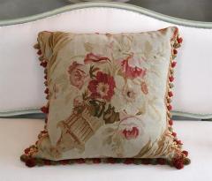  Aubusson Antique Aubusson Pillow - 781575