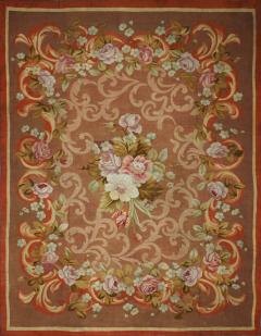  Aubusson French Restoration Period Handwoven Antique Aubusson Rug circa 1830 - 998109