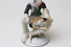  Augarten Porcelain Factory Augarten Porcelain Factory Figure of Organ Grinder 1926 Austria - 2894519