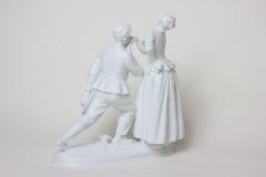  Augarten Porcelain Factory Augerten Vienna Figurine Italian Comedy The Servant of Two Masters Austria - 2593531