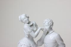  Augarten Porcelain Factory Augerten Vienna Figurine Italian Comedy The Servant of Two Masters Austria - 2593532