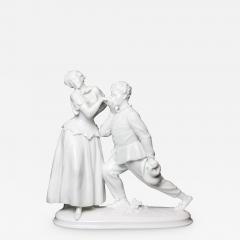  Augarten Porcelain Factory Augerten Vienna Figurine Italian Comedy The Servant of Two Masters Austria - 2596593