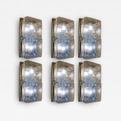  Aureliano Toso Fantastic Pair of Grey Color Wall Lights by Aureliano Toso Murano 1970 - 2674270