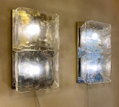  Aureliano Toso Striking Pair of Wall Lights by Aureliano Toso Murano 1970 - 2471644